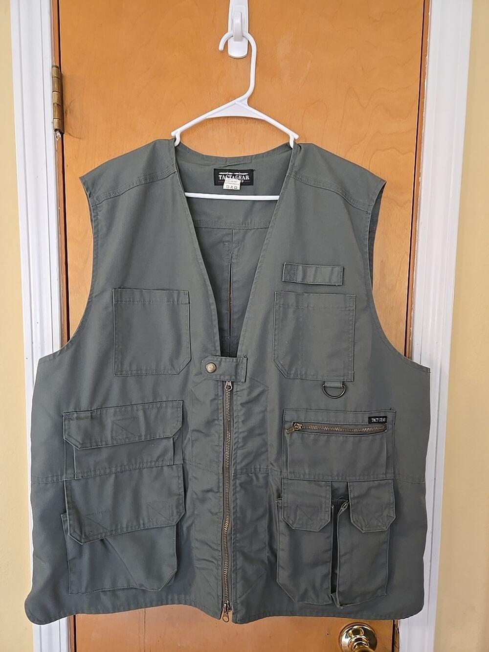 Tact Gear - Squad Sportsman Tactical Vest, Sz XL, Security Military Mag Zip GRN